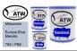 Preview: Mitsubishi, Europa Blue Metallic, T85 / PB6: 1L Lackdose + 1L Klarlack + 500ml Härter - Set, von ATW Autoteile West.
